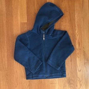 Blue REI fleece jacket